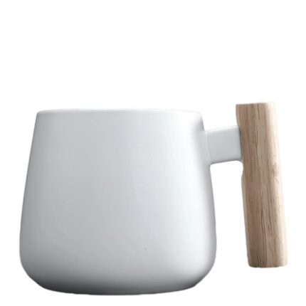 mug style japonais zen manche en bois