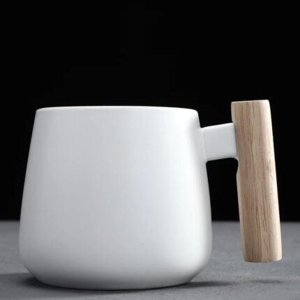 mug style japonais zen manche en bois