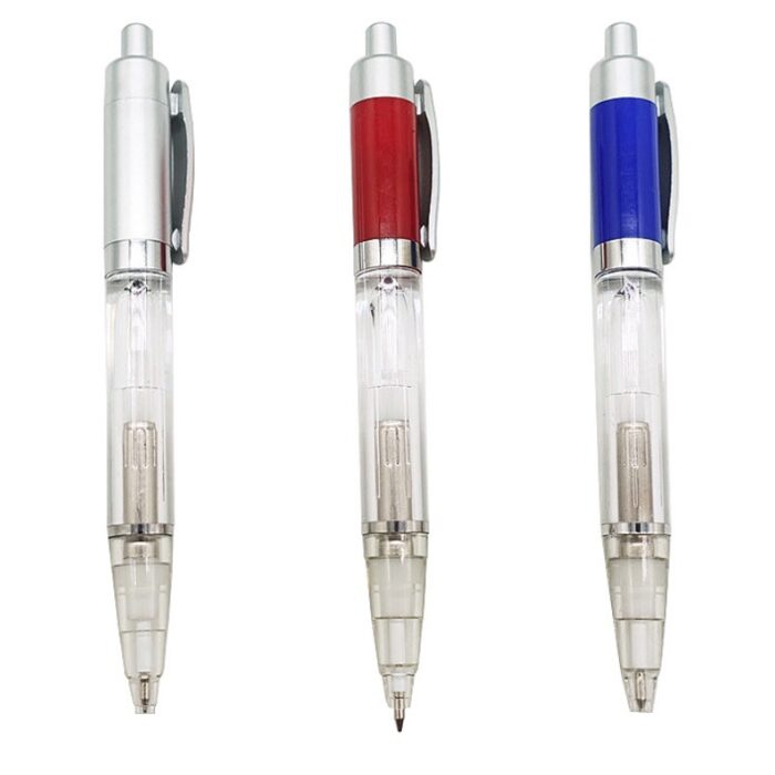 Stylo led personnalisé logo et numero de telephone
