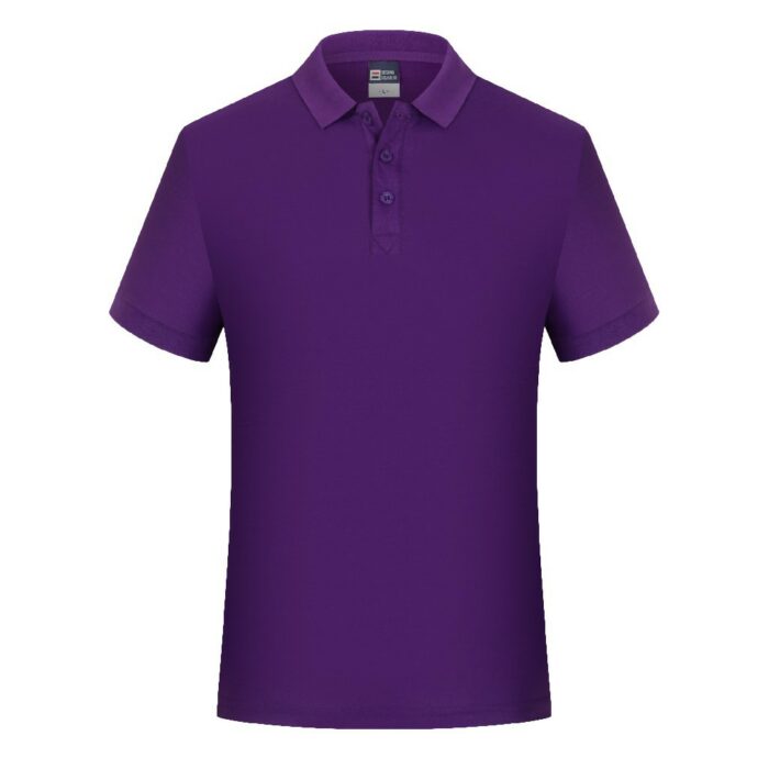 polo personnalisé brodé violet