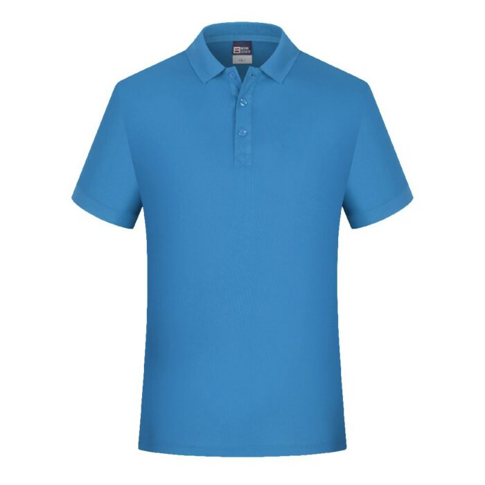 polo personnalisé brodé bleu