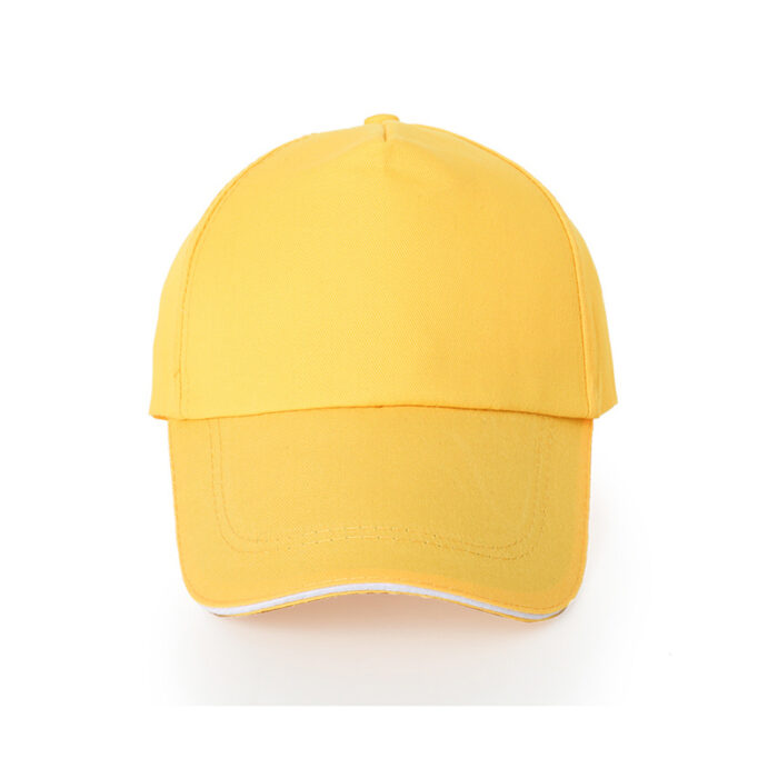 casquette jaune personnalisé