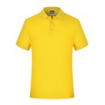 polo personnalisé brodé jaune