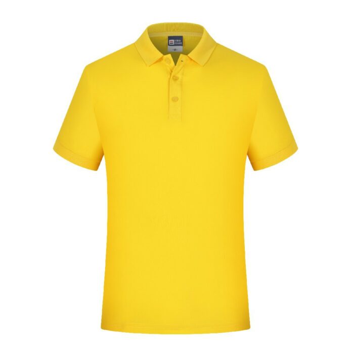 polo personnalisé brodé jaune