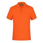 polo personnalisé brodé orange