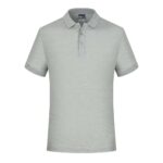 polo personnalisé brodé gris