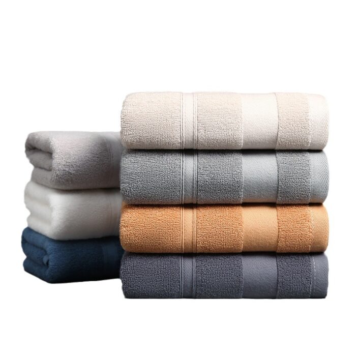 serviette de bain logo brode