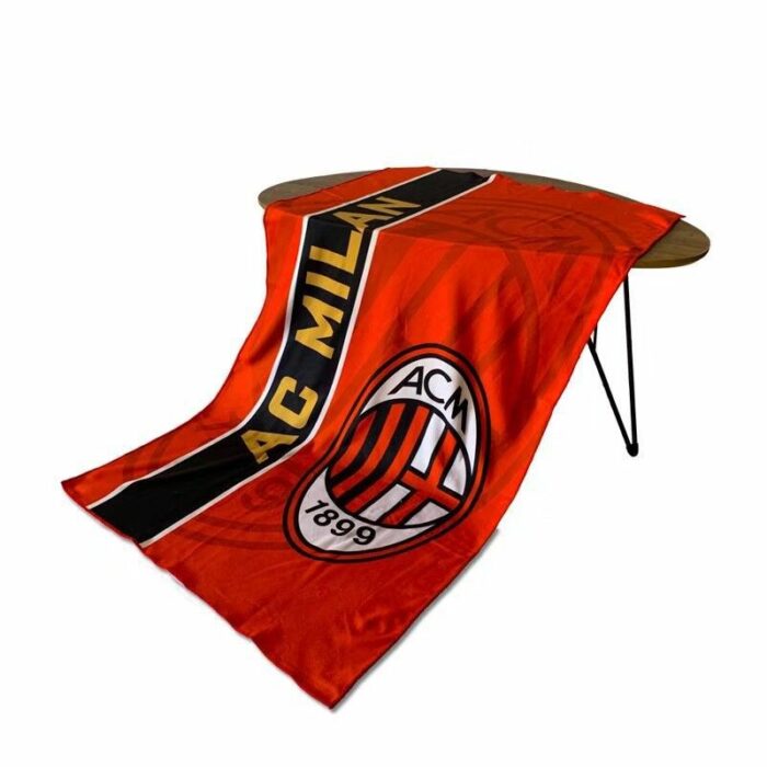 drap de bain sur mesure ac milan