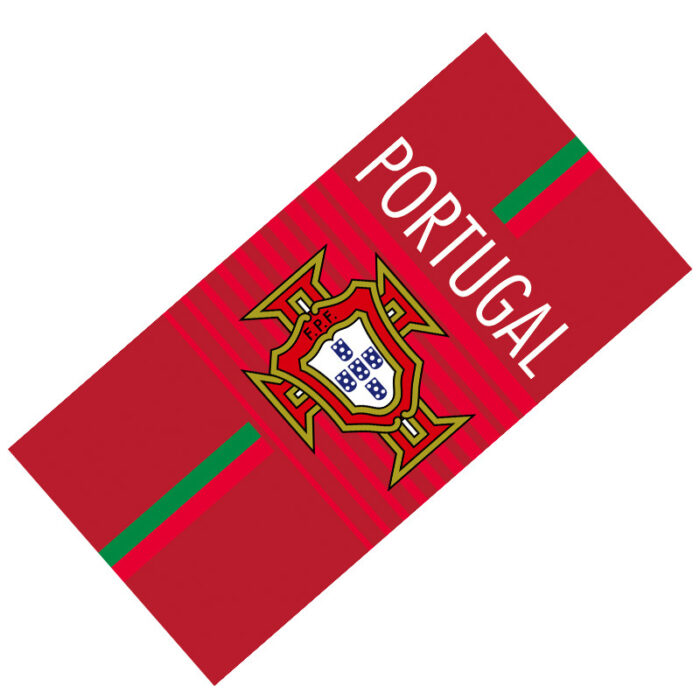 drap plage imprime avec votre logo et image portugal