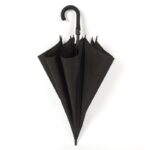 objet publicitaire grand parapluie noir droit b