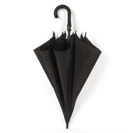 objet publicitaire grand parapluie noir droit b