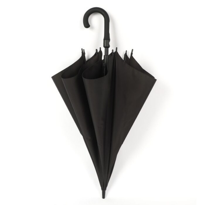 objet publicitaire grand parapluie noir droit b