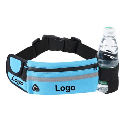 Ceinture de footing pour Homme et Femme sport bleu
