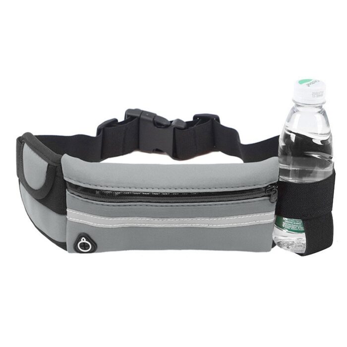 Ceinture de footing pour Homme et Femme sport gris