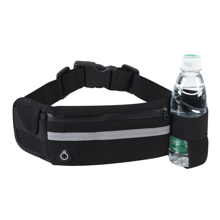 Ceinture de footing pour Homme et Femme sport noir
