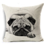 housse coussin personnalisé avec photo chien