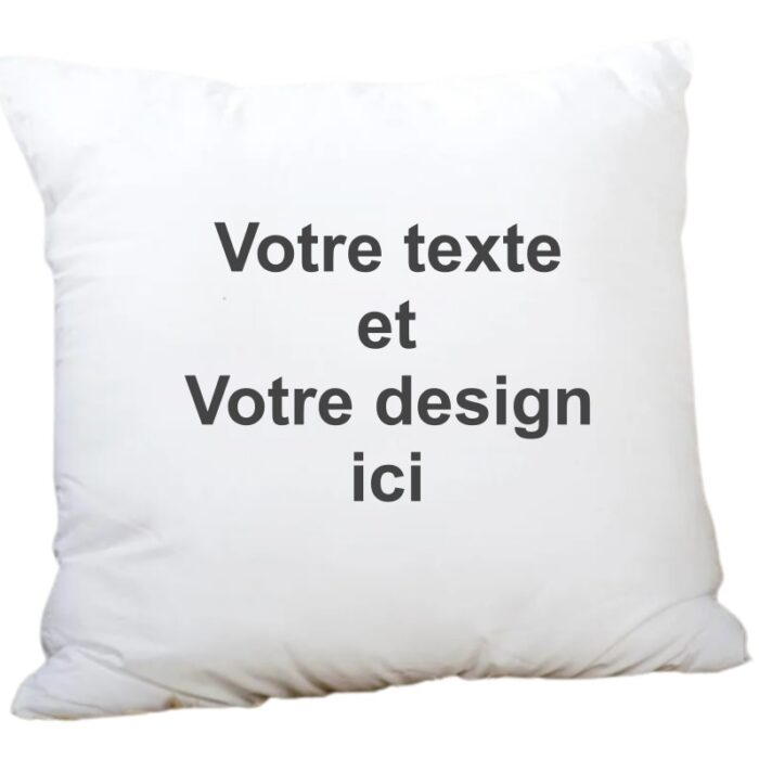 housse coussin personnalisé souvenir