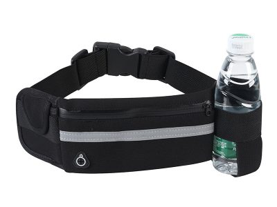 Ceinture de footing pour Homme et Femme sport noir