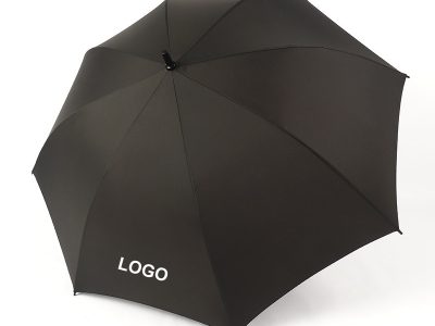 objet publicitaire grand parapluie noir droit c